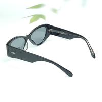 Mimi black oval polarized sunglasses for women ( gg0017 mi852g c2 )
