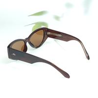 Mimi brown oval polarized sunglasses for women ( gg0018 mi852g c6 )