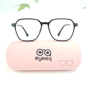 Black square unisex sheet eyeglasses ( eq0104 tr2005 )