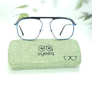 Blue wayfarer metal eyeglasses for men ( eq0109 202298 )